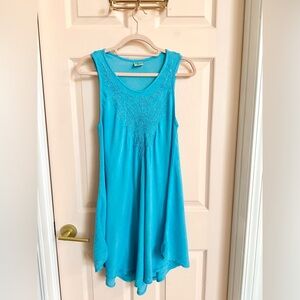 Bright blue advance apparel dress